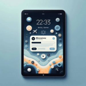 micro survey in app notification