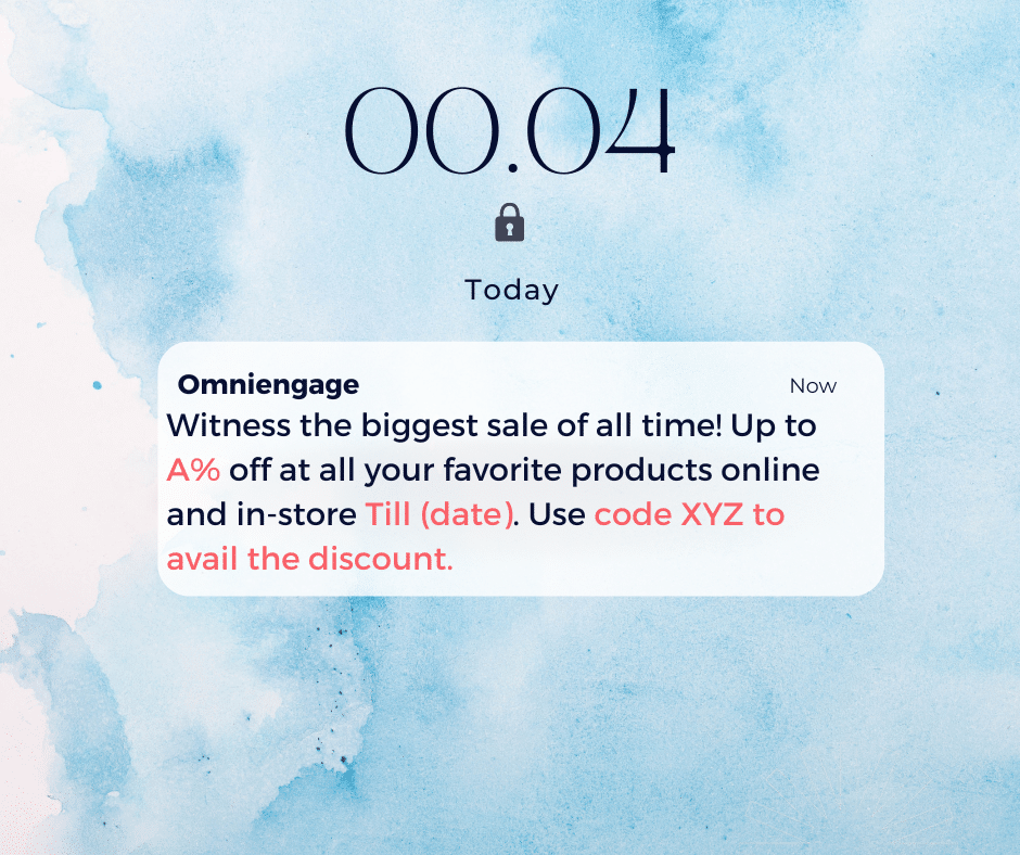 SMS marketing template for sale SMS marketing template for sales