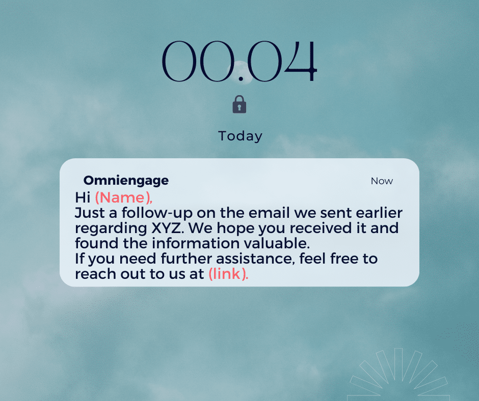 SMS marketing template integration with email
