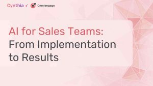 AI for Sales Teams: From Implementation to Results